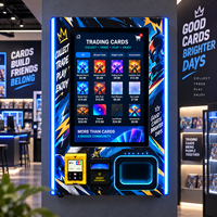 Distributeur mural compact de cartes à collectionner pour magasin de jeux