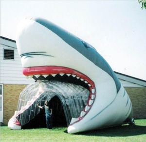 Phong cách mới in khổng lồ <span class=keywords><strong>Inflatable</strong></span> phim hoạt hình voi cho trang trí <span class=keywords><strong>Inflatable</strong></span> cá mập Khỉ đột và con chó màu vàng mô hình phim hoạt hình - Product Image 6