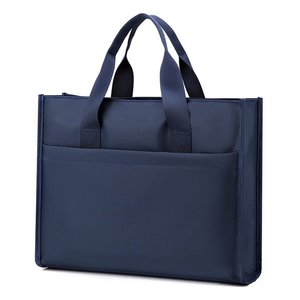Sac pour ordinateur portable en toile imperméable, sacoche d'affaires, grande capacité, bandoulière verticale, nouvelle mode, sac pour ordinateur portable écologique pour hommes - Product Image 1