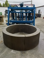 Conception mobile de machine de formage d'anneaux de puits de ciment en béton avec technologie de moule de machine à briques remplaçable pour répondre à divers besoins