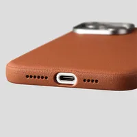 Étui magnétique en cuir PU pour iPhone 17 16 Plus 15 14 Pro Max, fin, léger, compatible avec la charge sans fil, antichoc