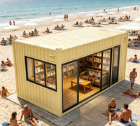 Maison préfabriquée moderne de luxe en conteneur de 20 pieds ou 40 pieds, maison modulaire pour habitation