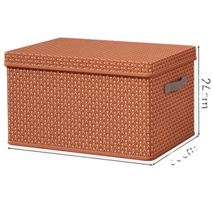 PP Hội Đồng Quản Trị Kích Thước Đầy Đủ Nhà Đồ Chơi Tổ Chức Container Vải Tủ Quần Áo Lưu Trữ Có Nắp Đậy Quần Áo Tổ Chức Hộp Thùng - Product Image 3