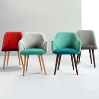 Chaise de salle à manger de haute qualité moderne minimaliste maison arrière chaise de bureau restaurant chaise en bois Offre Spéciale
