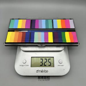 เครื่องสำอางแต่งหน้าคอสเพลย์ฮาโลวีนแบบมืออาชีพ พู่กันสีรุ้งแบบกำหนดเอง สีเรืองแสงยูวี นีออน สำหรับทาหน้าและผิวกาย - Product Image 3