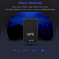 STELLAR PATH Mini GPS de voiture, dispositif de suivi GSM, suivi en temps réel, modèle GF07, précision de 100 m, plastique ABS, 20+ heures d'autonomie, Google