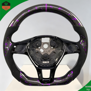 Volante per VW Jetta, Vendita all'Ingrosso, in Pelle GTI Carbonio <span class=keywords><strong>T6</strong></span>, per Scirocco Mk6 Mk7 <span class=keywords><strong>Golf</strong></span> Polo - Product Image 4