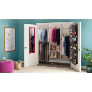 24-Pocket Over Door <b>Shoe</b> Hanger Fabric Closet Organizer for <b>Shoes</b> Underwear Socks Storage with Polybag Packaging - Product Image 6