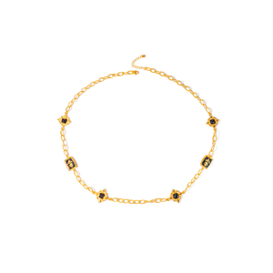 Collar de Cadena de Moda, Chapado en Oro PVD, Acero Inoxidable 316L, Joyería Sostenible y Resistente - Product Image 2