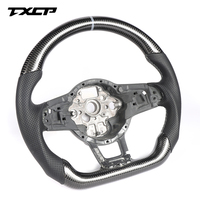Volant en fibre de carbone compatible avec Volkswagen GOLF MK7 GTI GTS R-LINE POLO SCIROCCO GTD GTE GLI Passat, commande au volant