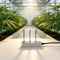 Veinasa-SlabSense-A Capteur de sol numérique 3 en 1 pour la mesure de l'humidité, de la température et de l'EC du sol pour la culture de cannabis
