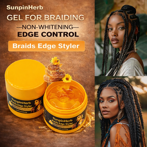 Gel fijador de trenzas OEM ODM con fijación extra fuerte, anti-frizz, para peinar el cabello de mujeres negras con rastas, 4oz - Product Image 6