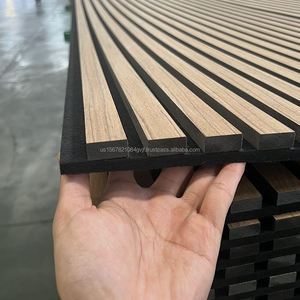 Diverses couleurs ont fait face au panneau acoustique insonorisé en bois de lamelle pour la décoration d'intérieur - Product Image 5