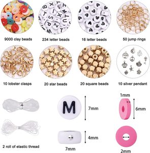 Lot de 9000 perles rondes en céramique et porcelaine, 72 couleurs assorties, pour colliers et bracelets faits main – Boîte de rangement incluse – Vente chaude - Product Image 6