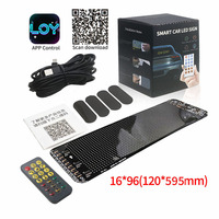 Lumières programmables à LED contrôlées par application, lumières RGB Devil's Eye pour camions, lumières Devil's Eye colorées pour camions, autocollant de voiture
