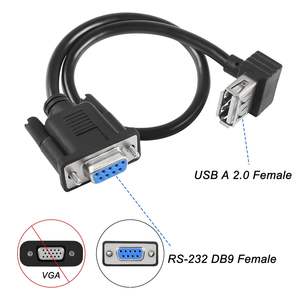 Cable adaptador DB9 de 30cm USB 2,0 hembra, convertidor serial para <span class=keywords><strong>caja</strong></span> <span class=keywords><strong>registradora</strong></span>, escáner de módem, cámaras digitales - Product Image 2