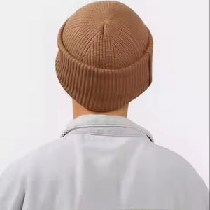 Balaclava thermique 2-en-1 personnalisée avec bordure, bonnet sport tricoté, cagoule d'hiver, bonnet-cagoule - Product Image 4