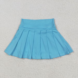 Rts Baby Girls 9 Effen Kleuren Geplooide Ruches Yoga In Shorts Skorts Bottoms Kleding Peuter Kids Rokken Boetiekrok - Product Image 5