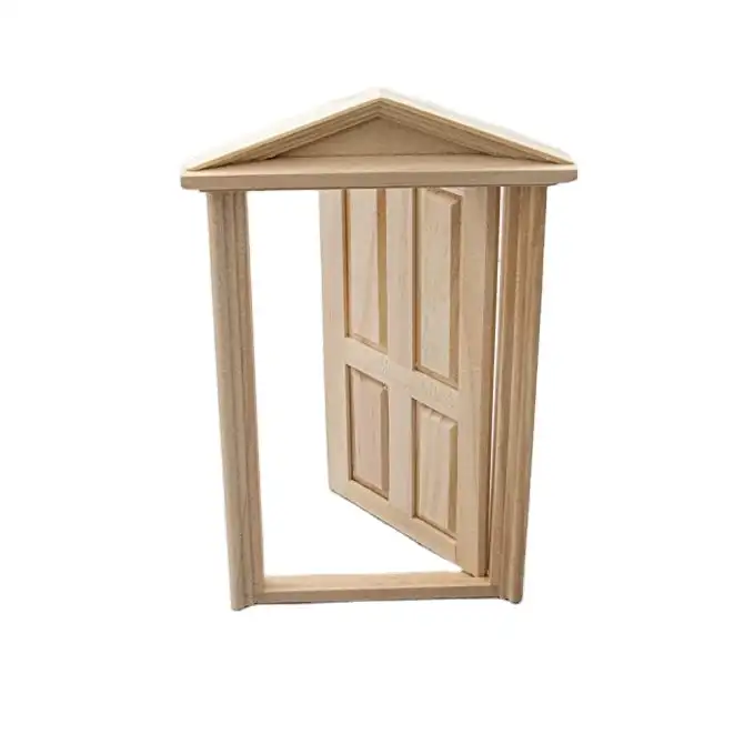 Миниатюрная мебель для кукольного домика неокрашенные деревянные двери оптом