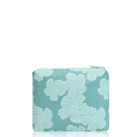 Organisateur de cosmétiques en tissu Tyvek à fleurs d'hibiscus pour femmes, pochette à fermeture éclair en papier DuPont, trousse de toilette imperméable pour les voyages