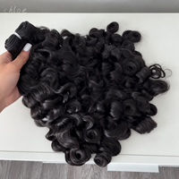 Cheveux indiens bruts directement d'Inde, extensions de cheveux ondulés naturels, cheveux humains non traités, lots de cheveux