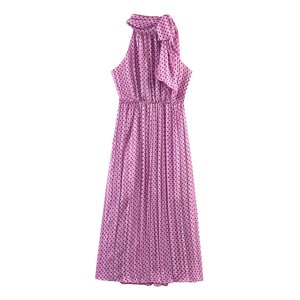SHENZHU 2026 Nuevo Vestido Midi con Lazo y Estampado de Puntos, Estilo Europeo y Americano, Dulce y <span class=keywords><strong>Elegante</strong></span> para Mujer, 4387109 - Product Image 1