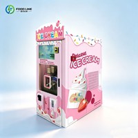 Distributeur automatique de crème glacée adapté aux débutants, compatible avec les préparations en sachet prêtes à l'emploi