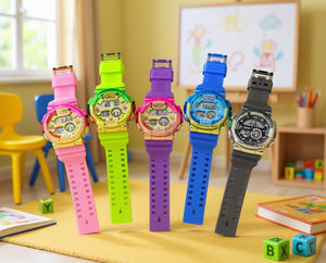 Orologi giocattolo per ragazze, colori misti, orologio digitale in plastica, 4-6 anni - Product Image 2