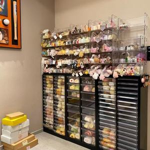 Nail salon storage cabinet, A4 size <b>documents</b>, nail polish gel cans, tape dividers, flat bottom, for nail salon use - Product Image 2