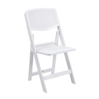Chaises pliantes en plastique bon marché en gros - Imperméables, résistantes aux UV, design moderne, mobilier d'extérieur et de maison, multifonctionnelles pour jardin et salon