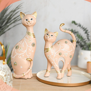 Nueva tendencia, figurita de cebra americana única, escultura abstracta de animales, escultura de resina, adornos de animales, decoraciones para el hogar - Product Image 6