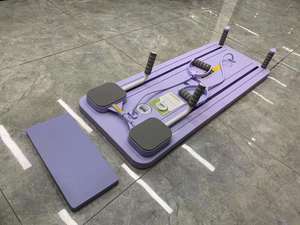 ชุดบอร์ดวิดพื้นพร้อมเชือกดึงอุปกรณ์ออกกำลังกาย5อิน1สีม่วงสำหรับฝึกกล้ามเนื้อ - Product Image 4