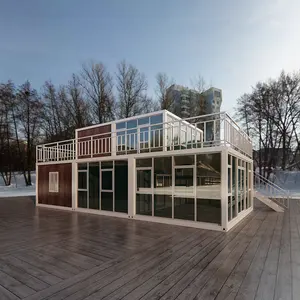 factory 50 100 sqm modular container prefab house studio homes prefabricated products different square meter for romania