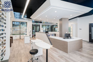 ร้านแว่นตาแบบคีออสพร้อมไฟ LED สำหรับการออกแบบและติดตั้งร้านค้าแบบครบวงจร - Product Image 2