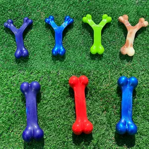 GiGwi Pet Chewing Teeth Cleaning Toys Nylon Dogs Chew Bone Toys For Dog Aggressive Chewers