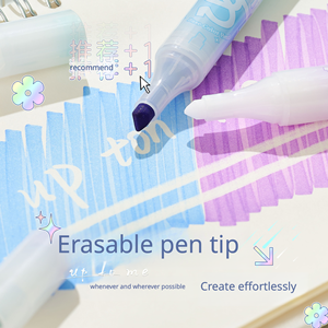 <span class=keywords><strong>Surligneur</strong></span> double tête bicolore à corps dégradé, couleurs <span class=keywords><strong>pastel</strong></span>, marqueur pour journal étudiant, papeterie de bureau, vente en gros - Product Image 5