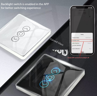 Interrupteur intelligent pour rideau WiFi Graffiti Smart Home, commande vocale programmée via l'application, interrupteur intelligent pour rideau