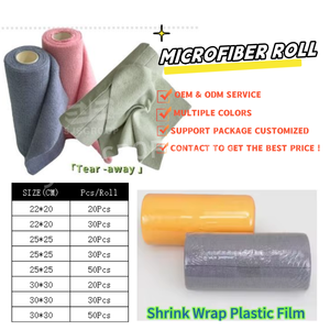 Paños de Limpieza Industriales Resistentes de 300 g/m², Rollo de Toallas de Microfibra para Uso en Talleres y Fábricas - Product Image 5