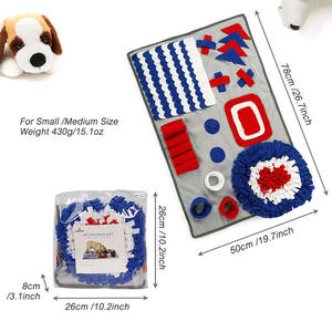 卸売り高級無地屋内/屋外洗える耐久性インタラクティブ犬パズルおもちゃ給餌/スナッフルマット - Product Image 2