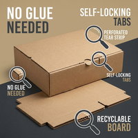 Boîte à sushi et biscuits en carton ondulé rigide personnalisable avec logo, revêtement UV recyclé, lamination mate, technologie d'embossage, pour aliments