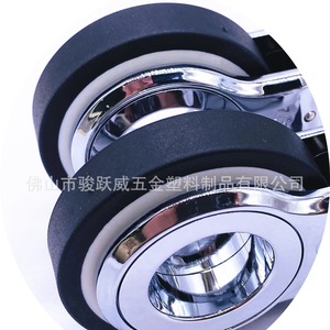 Roulettes pour meubles, diamètre 60 mm, rigides avec frein, silencieuses, pour table basse, table de chevet, chariot - Product Image 5
