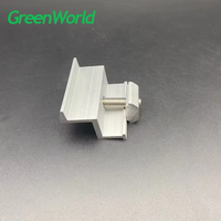 Accessoires pour panneaux solaires, fixation, pinces d'extrémité PV 30 mm 35 mm