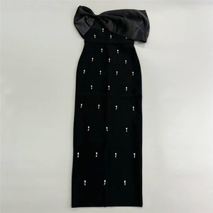 2025 nuevo banquete fiesta Split lentejuelas dobladillo grande Sexy fuera del hombro largo Maxi fiesta de noche vestido de Graduación - Product Image 1