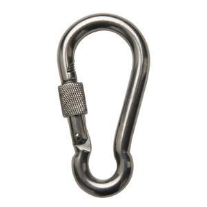 คาราบิเนอร์ Kanle ขนาด 8 มม. สแตนเลสสตีล พร้อมตัวล็อคแบบปลดเร็ว สำหรับปีนเขาและกิจกรรมกลางแจ้ง - Product Image 2