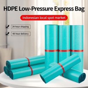 Sac Express RUIQI vert clair basse pression, nouveau matériau HDPE, sac logistique étanche auto-adhésif, sac de transport, sac postal express - Product Image 1