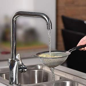 Ensemble de crépines alimentaires à mailles fines modernes de qualité supérieure outil de cuisine en acier inoxydable multi-taille poignées antidérapantes confortables écologiques - Product Image 3