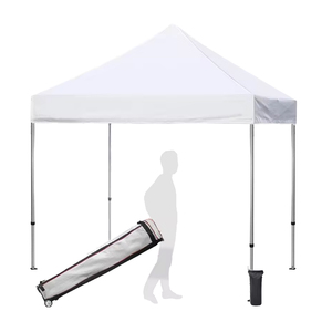Gazebo <span class=keywords><strong>3x3</strong></span> pliable, tente de plage facile à monter, <span class=keywords><strong>moustiquaire</strong></span> intégrée, intérieur/extérieur, simple couche, imperméable - Product Image 2