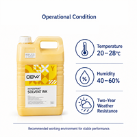 Tinta Solvente CMYK LCLM Resistente a la Intemperie y Anti-Decoloración para Cabezal de Impresión SPT510 1020, Tinta para Impresión en Tela para Exteriores, OEM Personalizado Disponible