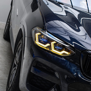 Phares laser à projecteur RGB X-Shape personnalisés à double couleur avec effet de balayage de luxe et DRL pour <span class=keywords><strong>BMW</strong></span> X3 G08 <span class=keywords><strong>X4</strong></span> G02 - Product Image 3