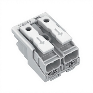 ขั้วต่อสายไฟแบบกด Wagos <span class=keywords><strong>294</strong></span>-4002 สำหรับอุตสาหกรรมแสงสว่าง แบบ 2 ขั้ว สำหรับงานเดินสายภาคสนาม รุ่น <span class=keywords><strong>294</strong></span> ซีรีส์ แบบเสียบ - Product Image 1